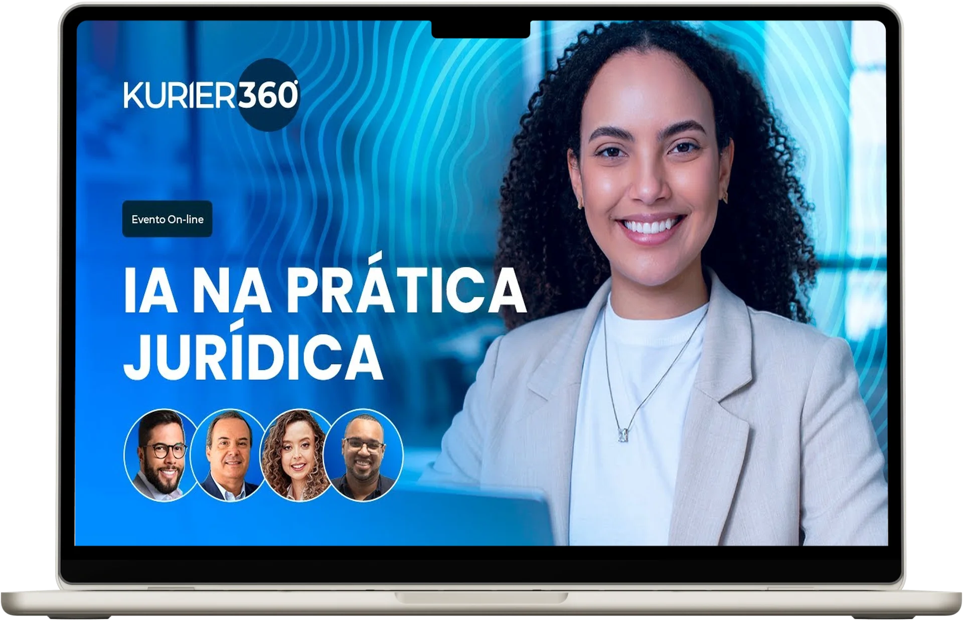 Capa do webinar IA na prática jurídica