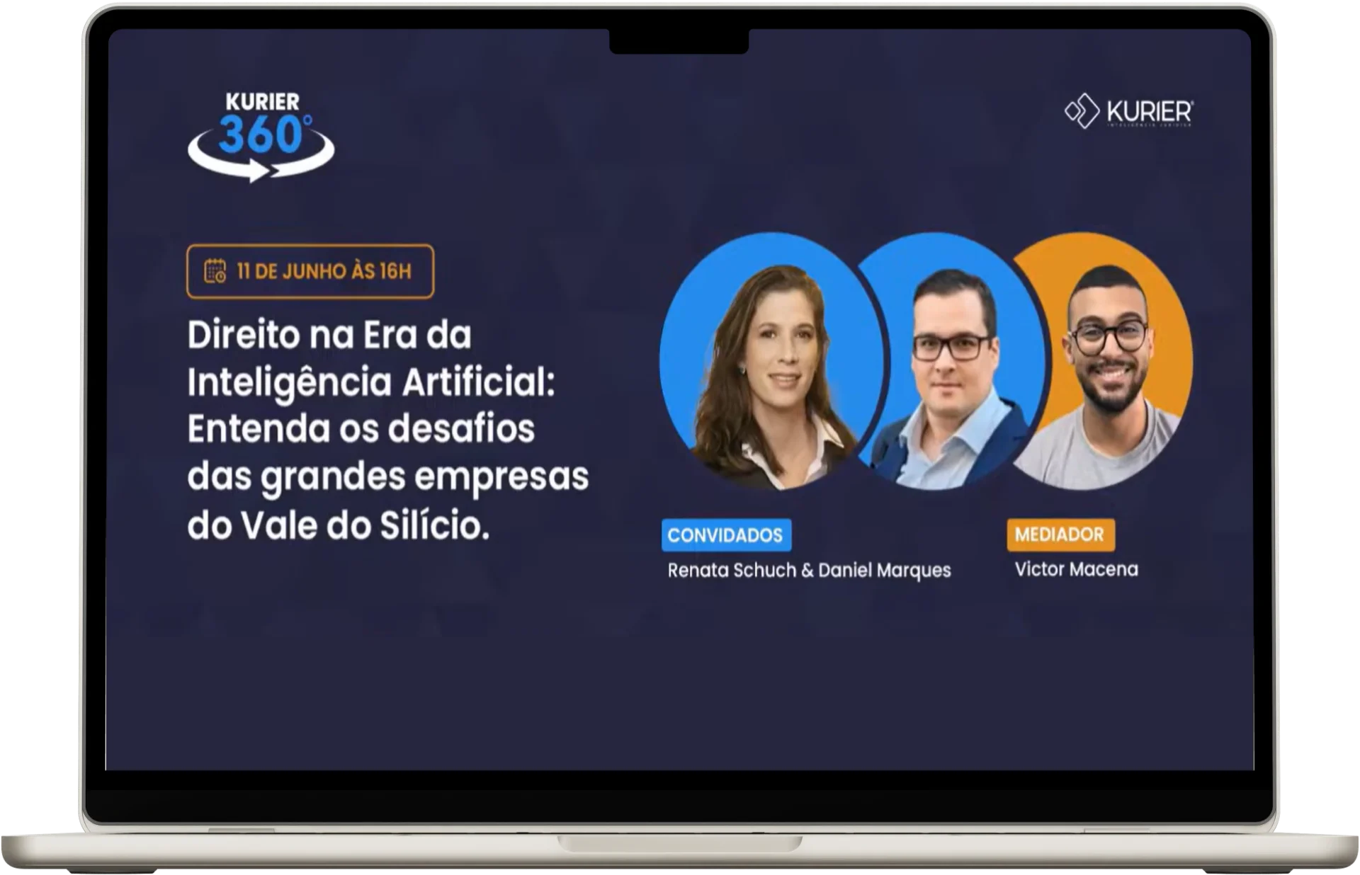 Capa do webinar Direito na Era da Inteligência Artificial